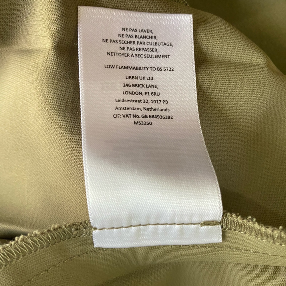 mare mare x ANTHROPOLOGIE Khaki Pleated Twofer Pleated Sleeveless Maxi Dress M - Picture 9 of 12